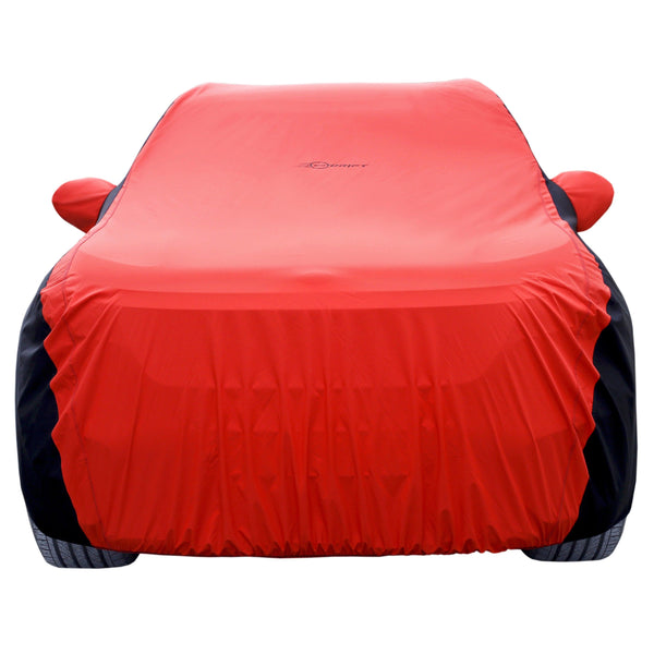Neodrift® - Car Cover for SUV Kia Sonet-#Material_SuperTech (₹6499/-)#Color_Red+Black
