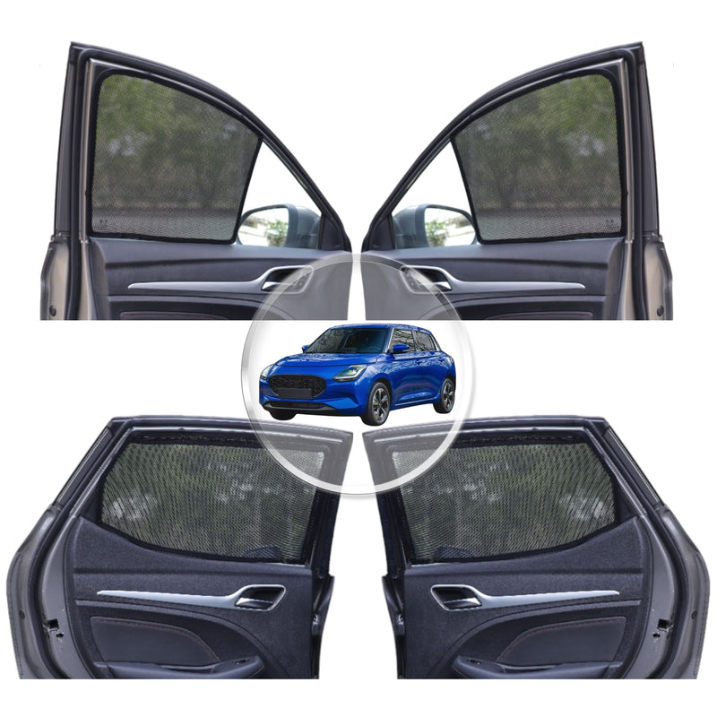 NEODRIFT 'NeoShade' Magnetic Car Sunshades for Maruti Suzuki Swift