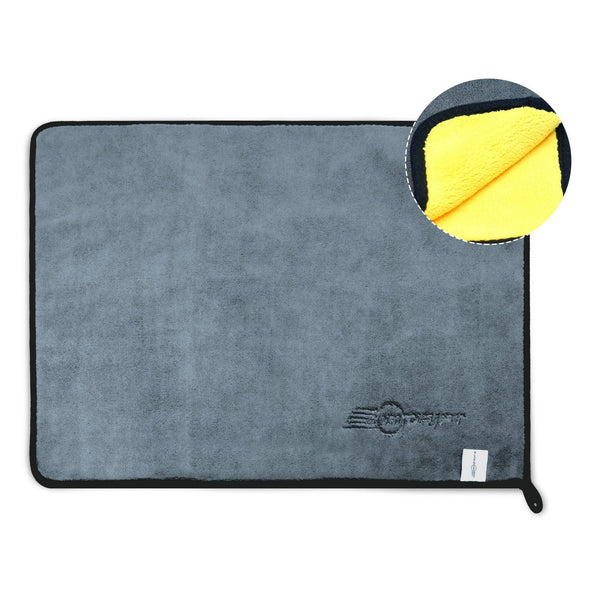 Neodrift® - 800 GSM Premium Microfiber Cloth-#Size_60x40cm#Color_Yellow-D.Gray-2