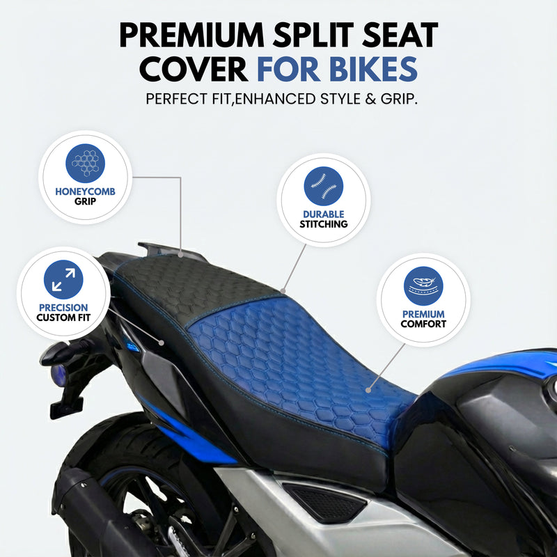 Neodrift Premium Bike Seat Cover - 'Nappa Art Leather' Series | Universal Fit for Single Seats Only