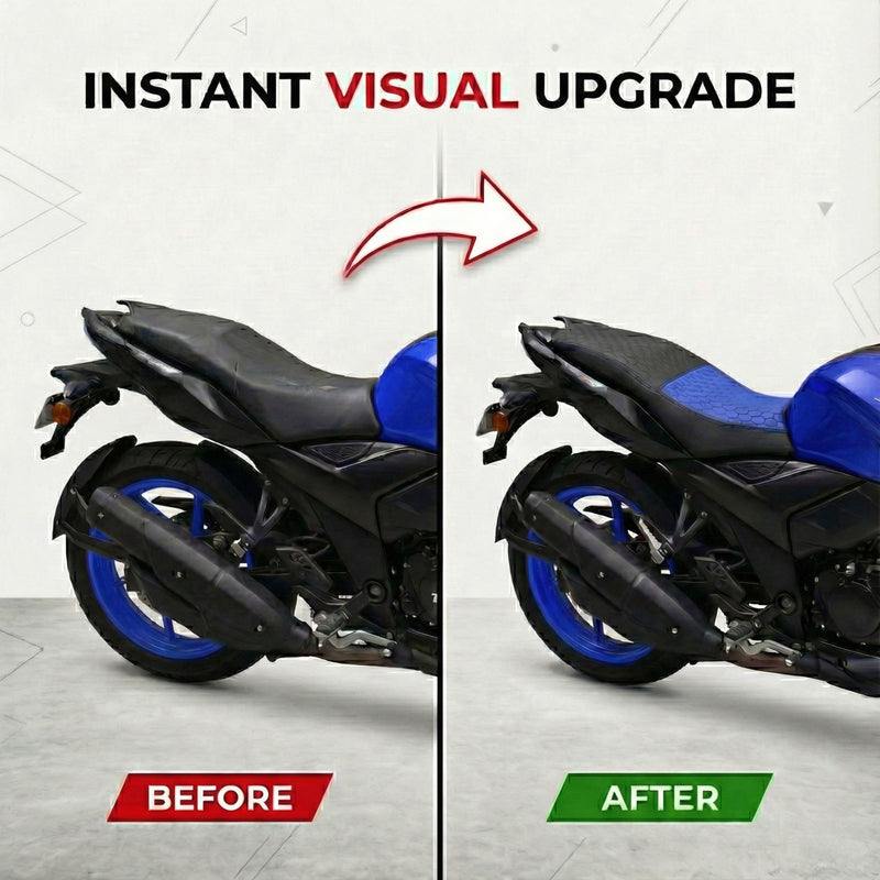 Neodrift Premium Bike Seat Cover - 'Nappa Art Leather' Series | Universal Fit for Single Seats Only