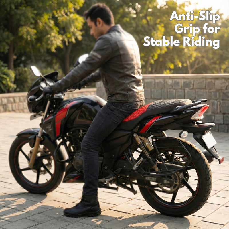 Neodrift Premium Bike Seat Cover - 'Nappa Art Leather' Series | Universal Fit for Single Seats Only