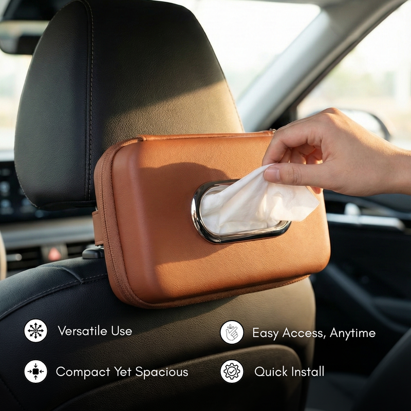 NEODRIFT ‘Tissue Master’ Car Tissue Box Holder with 100 Tissues