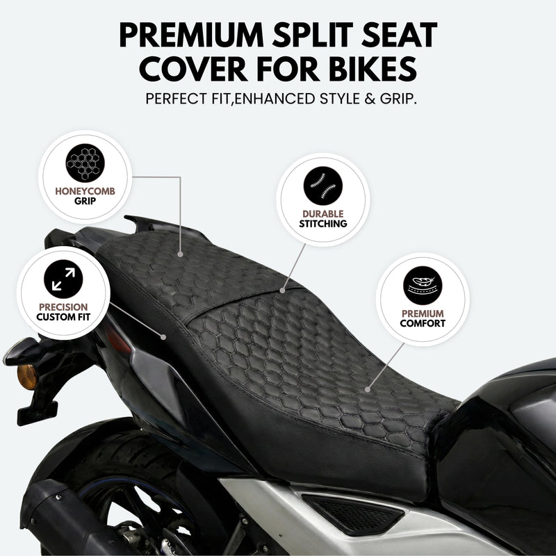 Neodrift Premium Bike Seat Cover - 'Nappa Art Leather' Series | Universal Fit for Single Seats Only