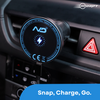 Neodrift 'NeoSnap' Wireless Qi Charger & Magnetic Phone Holder for Car AC Vent