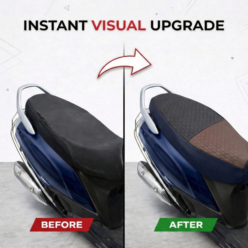 Neodrift Premium Scooty Seat Cover - Hero Xoom | Easy Fit | Nappa Art Leather