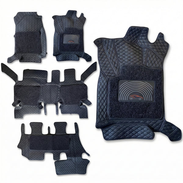 Neodrift - Car 7D Floor Mats for MG Hector Plus-#Color_Full Black