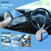 Neodrift 'Shine-Kit' Microfiber Car Wash Mitt & Cloth Combo | 1800 GSM Wash Mitt + 800 GSM Cloth 40x60 cm | Scratch-Free, Super Absorbent, Lint-Free Car Detailing Kit for Car, Bike