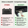 NEODRIFT 'TissueClip' Car Sun Visor Tissue Holder with 100 Pulls | Rectangular Tissue Dispenser | Car Tissue Box Holder | Easy Clip Sun Visor Napkin Holder