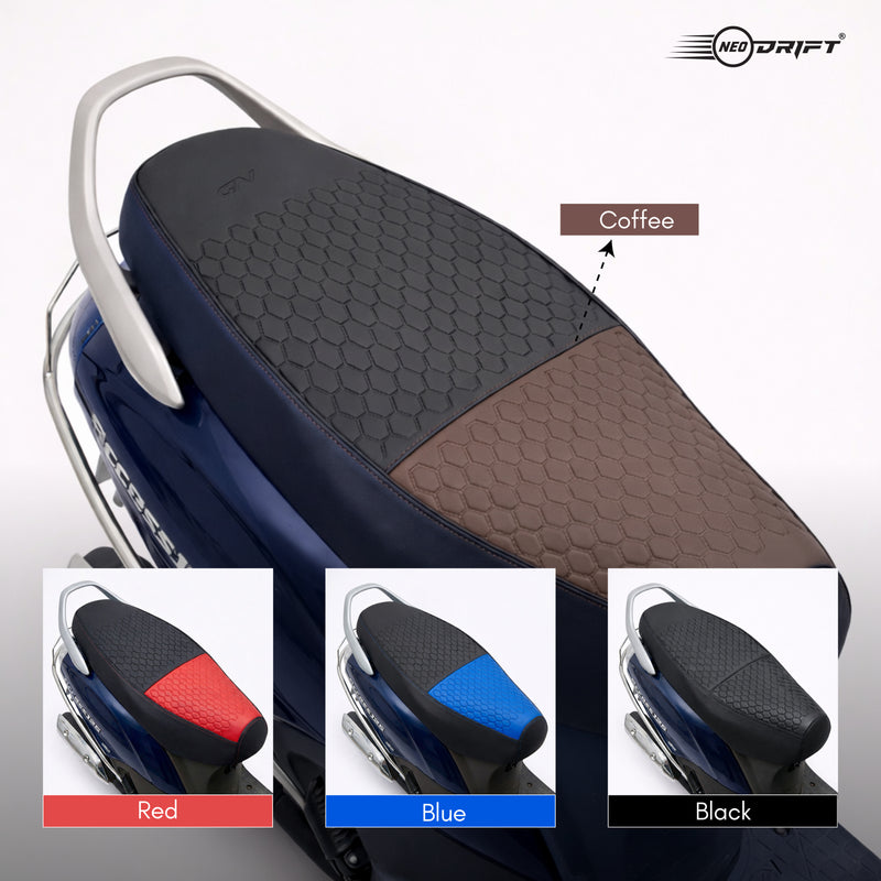Neodrift Premium Scooty Seat Cover - Bajaj Chetak EV | Easy Fit | Nappa Art Leather