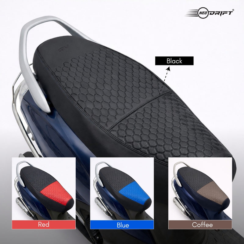 Neodrift Premium Scooty Seat Cover - Hero Xoom | Easy Fit | Nappa Art Leather
