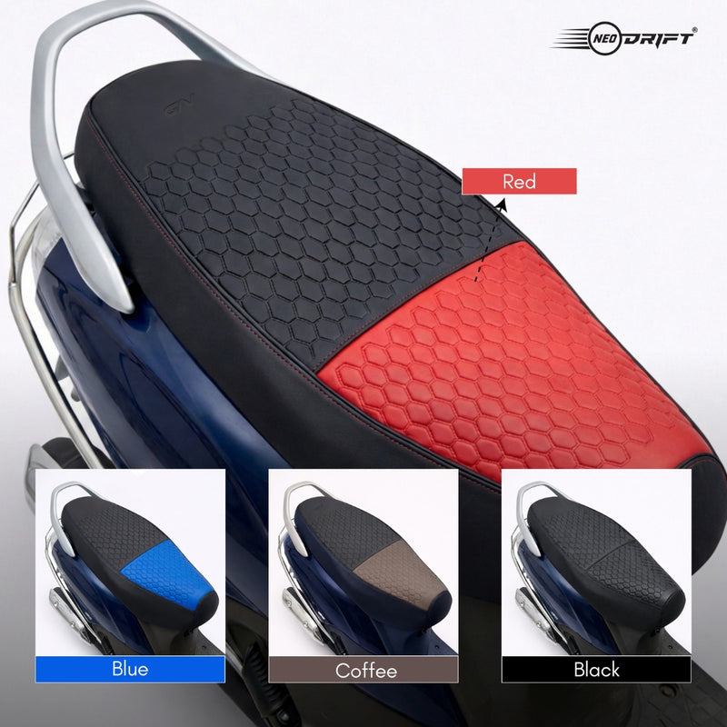 Neodrift Premium Scooty Seat Cover - Hero Xoom | Easy Fit | Nappa Art Leather