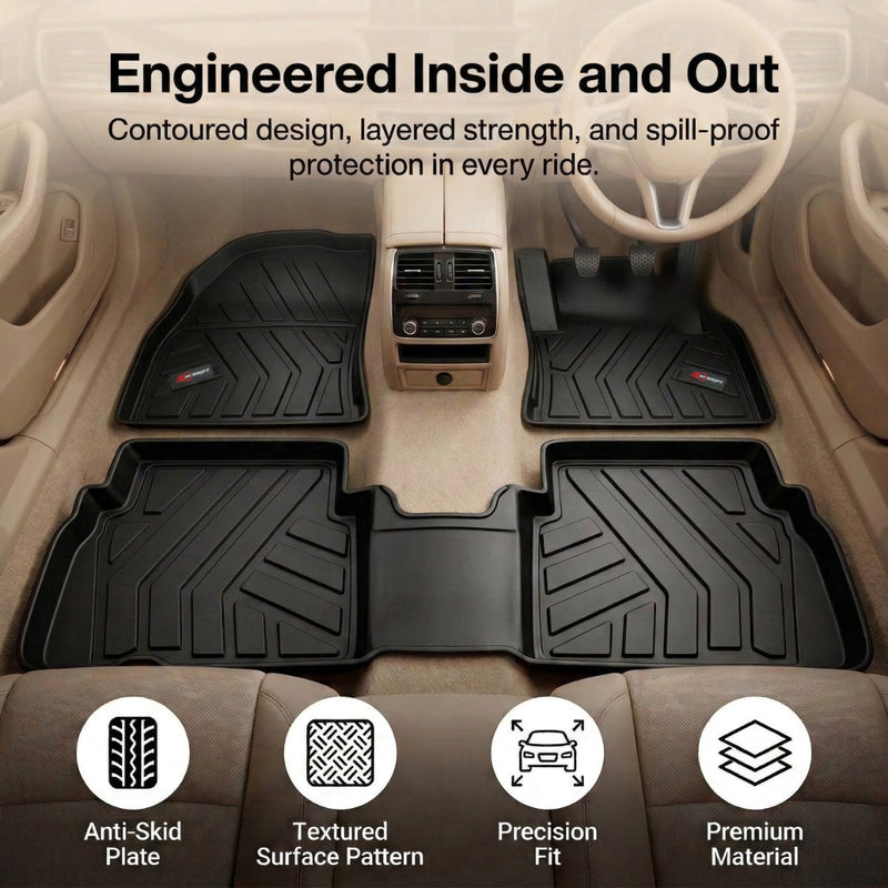 Neodrift - DriftLiner 5D Car Floor Mats for Tata Nexon - Regular (Set of 4)