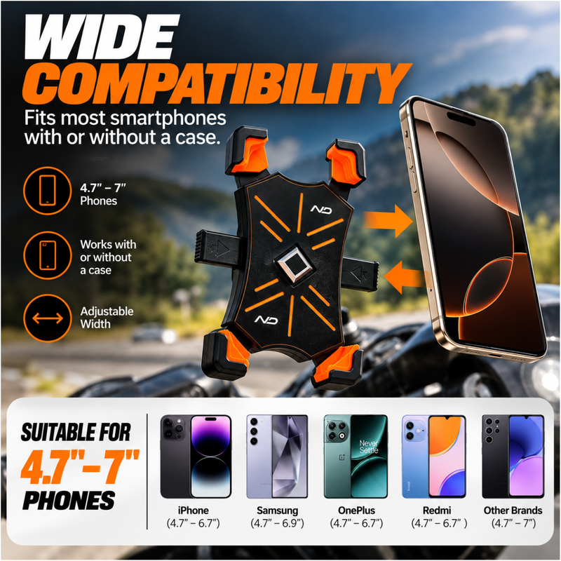 Neodrift Mobile Holder for Bike & Scooty – Secure Phone Mount