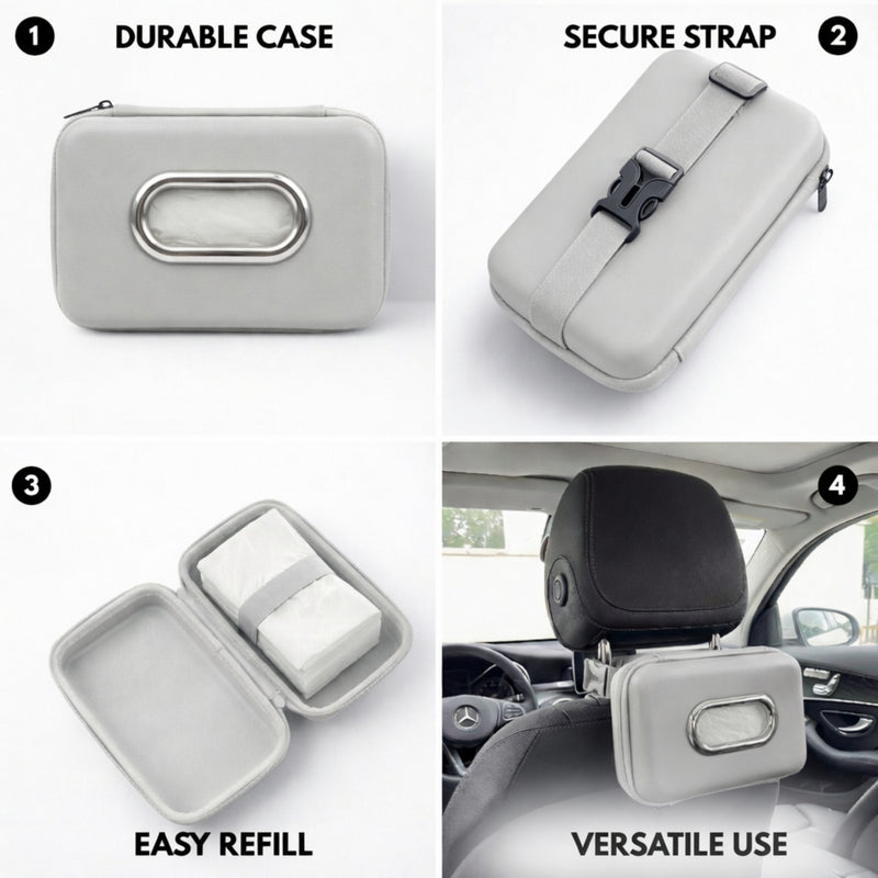 NEODRIFT ‘Tissue Master’ Car Tissue Box Holder with 100 Tissues