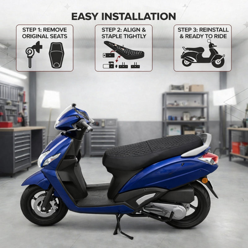 Neodrift Premium Scooty Seat Cover - Bajaj Chetak EV | Easy Fit | Nappa Art Leather