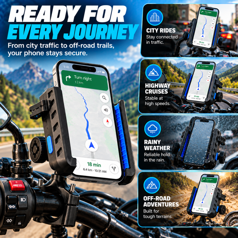 Neodrift Mobile Holder for Bike & Scooty – Secure Phone Mount