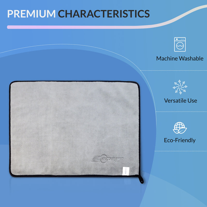 Neodrift 'Shine-Kit' Microfiber Car Wash Mitt & Cloth Combo | 1800 GSM Wash Mitt + 800 GSM Cloth 40x60 cm | Scratch-Free, Super Absorbent, Lint-Free Car Detailing Kit for Car, Bike