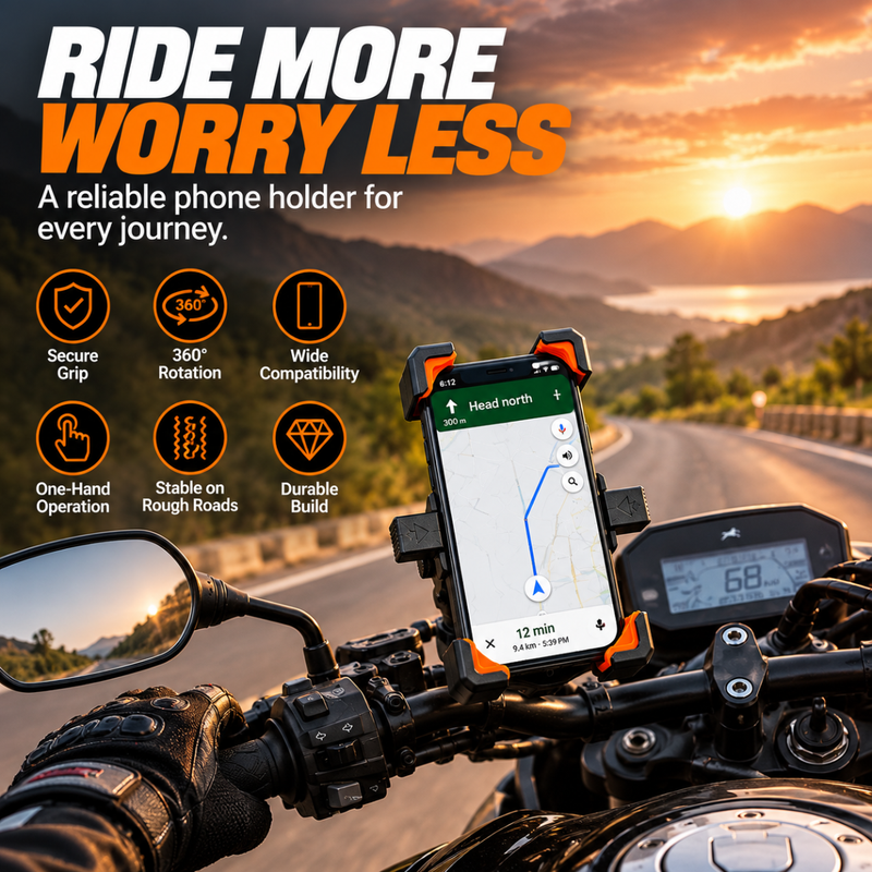 Neodrift Mobile Holder for Bike & Scooty – Secure Phone Mount