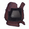 Neodrift 7D Mat PRO Coffee and Black floor mat for Honda City, top view of the diamond stitch