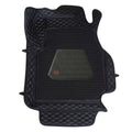 Neodrift 7D Mat PRO Full Black floor mat for Hyundai Creta, top view of the diamond stitch#Color_1.Full Black