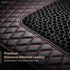 Neodrift 7D Mat PRO Black and Red stitched leatherette and honeycomb mesh, Hyundai Creta