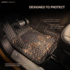 Neodrift 7D Mat PRO Black and Silver floor mat for Hyundai Creta, hydrophobic raised edges