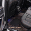 Neodrift 7D Mat PRO Black and Tan floor mats, full rear-row coverage in a Hyundai Creta