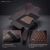 Neodrift 7D Mat PRO Black and Tan 4-piece set for Hyundai Creta, velcro and heel pad
