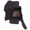 Neodrift 7D Mat PRO Black and Tan floor mat for Hyundai Creta, top view of the diamond stitch