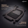 Neodrift 7D Mat PRO Full Black floor mat for MG Astor, premium PU and honeycomb