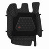 Neodrift 7D Mat PRO Black and Silver floor mat for MG Astor, top view of the diamond stitch