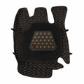 Neodrift 7D Mat PRO Black and Beige floor mat for MG Astor, top view of the diamond stitch#Color_7.Black + Beige