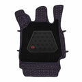 Neodrift 7D Mat PRO Black and Blue floor mat for MG Astor, top view of the diamond stitch#Color_8.Black + Blue