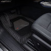 Neodrift 7D Mat PRO Full Black floor mat fitted in a Volkswagen Virtus driver footwell