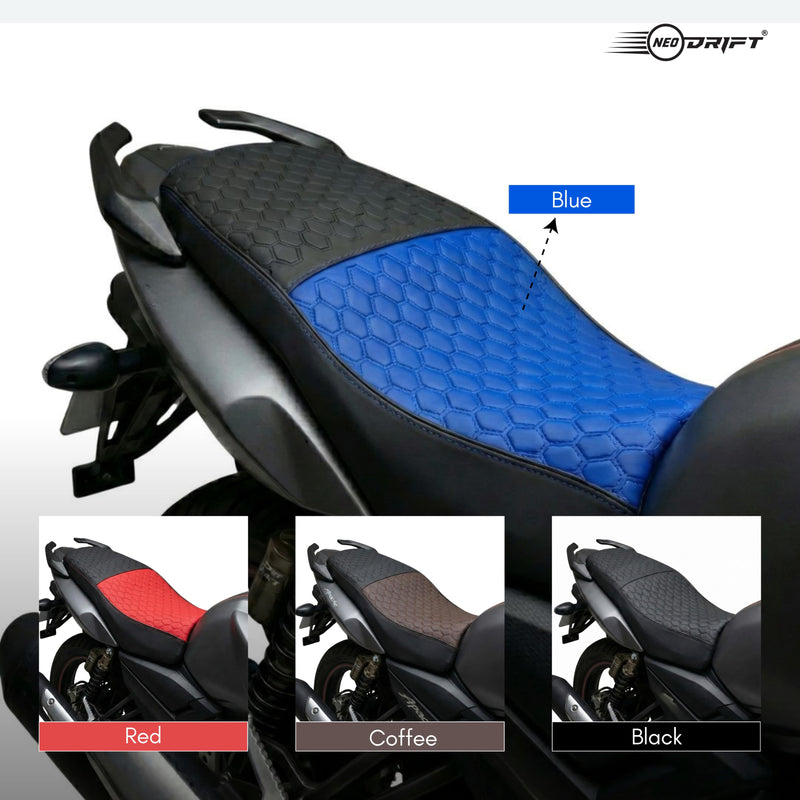 Neodrift Premium Bike Seat Cover - 'Nappa Art Leather' Series | Universal Fit for Single Seats Only
