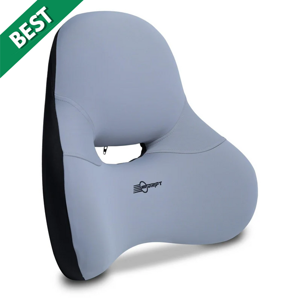 Neodrift® Orthopaedic Back Cushions for Back Support in Car/Office/Home Seat-#Style_OrthoFlow Pro#Color_Grey OF Pro