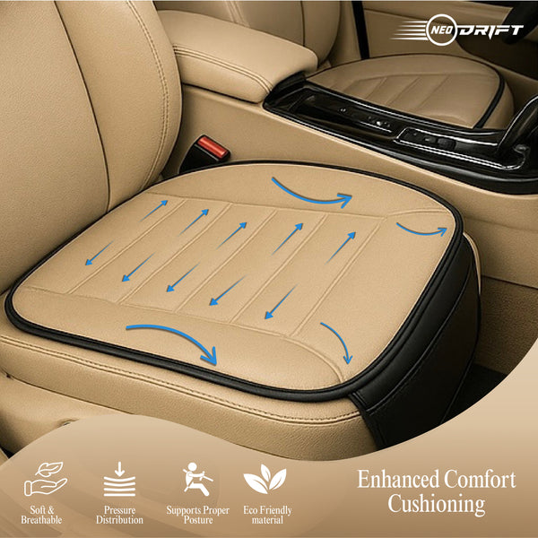 Neodrift® Seat Cushion for Coccyx & Back Support-#Model_OrthoRest#Color_Beige-ORP