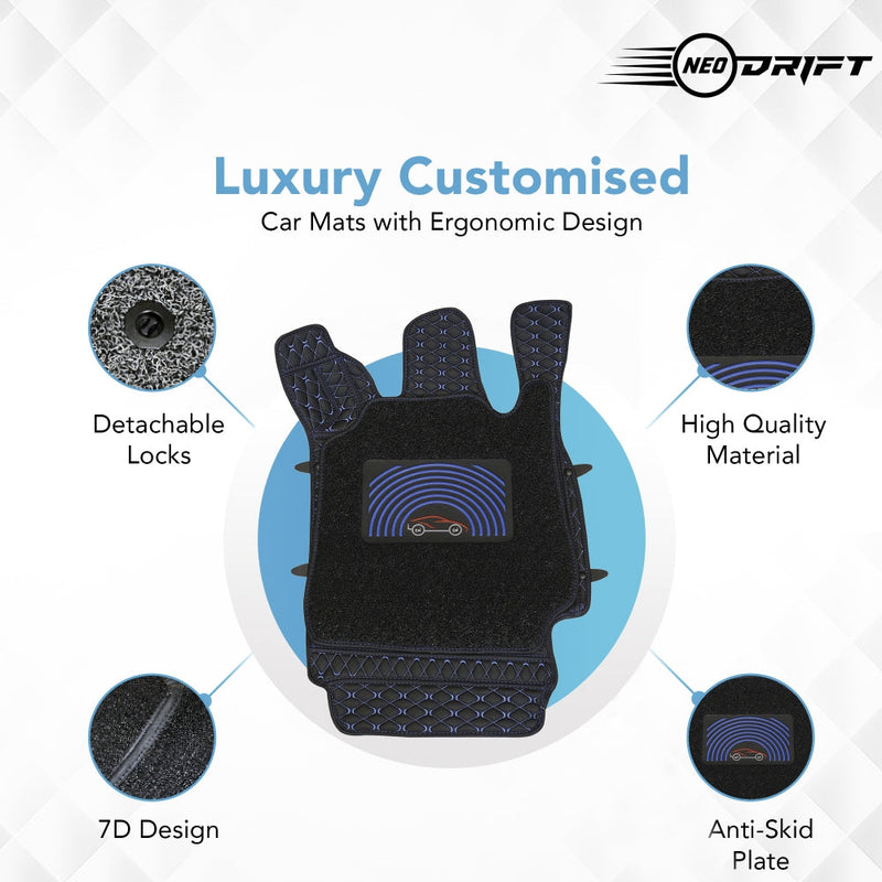 Neodrift - Car 7D Floor Mats for Mahindra Scorpio-N