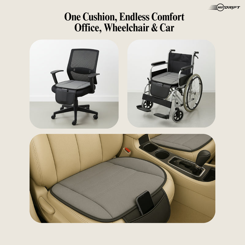 Neodrift Seat Cushion for Coccyx & Back Support