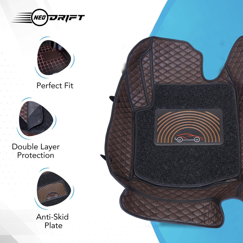 Neodrift - Car 7D Floor Mats for Tata Safari