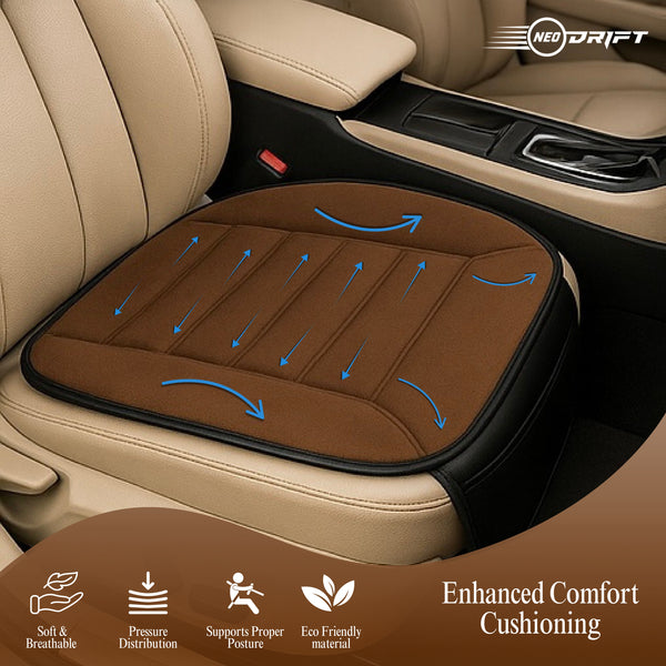 Neodrift® Seat Cushion for Coccyx & Back Support-#Model_OrthoRest#Color_Coffee-ORP