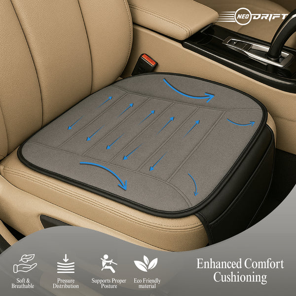Neodrift® Seat Cushion for Coccyx & Back Support-#Model_OrthoRest#Color_Gray-ORP