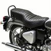 Neodrift Bike Seat Cover for Royal Enfield Bullet 350/360 | Anti-Slip & Shock-Absorbing Design | Water-Resistant | Strip Cushioning | Easy Fit | Saka Art Leather