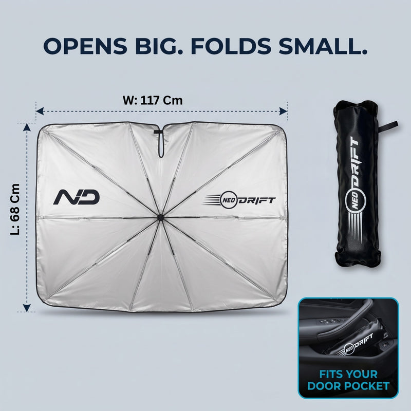 Neodrift 'Sunbrella Pro' Windshield Car Sunshade for Complete Interior Care
