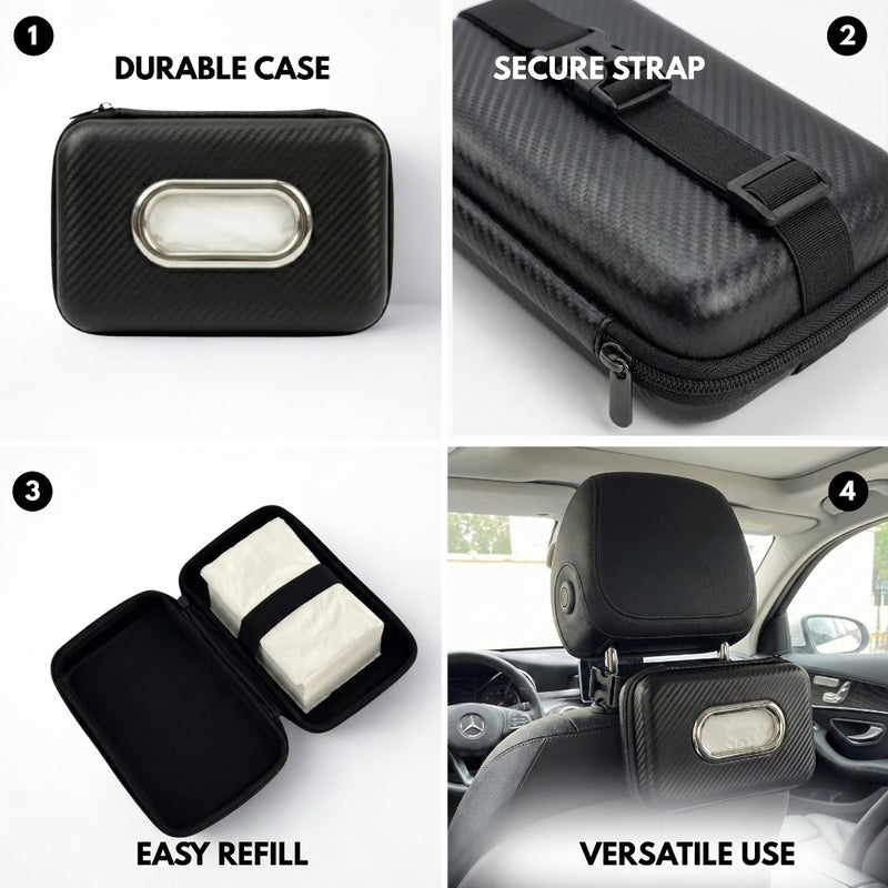NEODRIFT ‘Tissue Master’ Car Tissue Box Holder with 100 Tissues