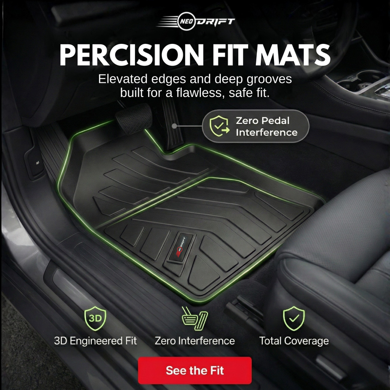 Neodrift - DriftLiner 5D Car Floor Mats for Hyundai Verna - Regular (Set of 4)