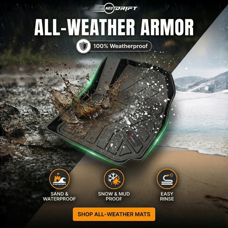 Neodrift - DriftLiner 5D Car Floor Mats for Kia Carens - Regular (Set of 7)