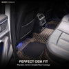 Neodrift 7D Mat PRO Black and Beige floor mats giving full rear-row coverage