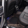 Neodrift 7D Mat PRO Black and Tan floor mats giving full rear-row coverage